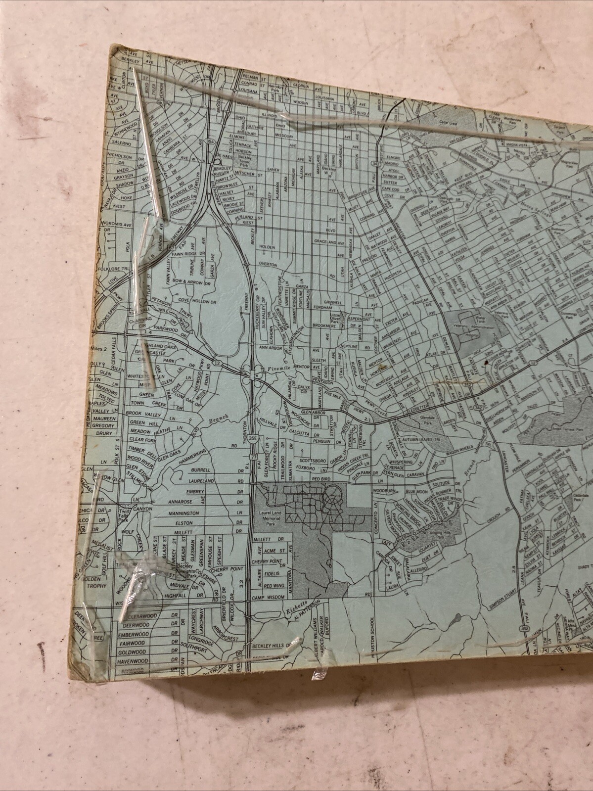 VTG 1983 County Maps of Texas 10&Prime; in x 14&Prime; in State Department of Highways