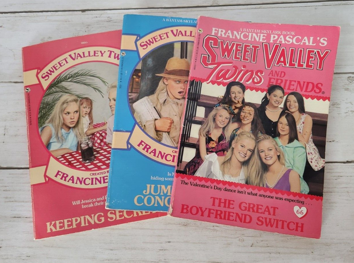 1990&rsquo;s Sweet Valley Twins Books BUILD YOUR COLLECTION Francine Pascal Paperback