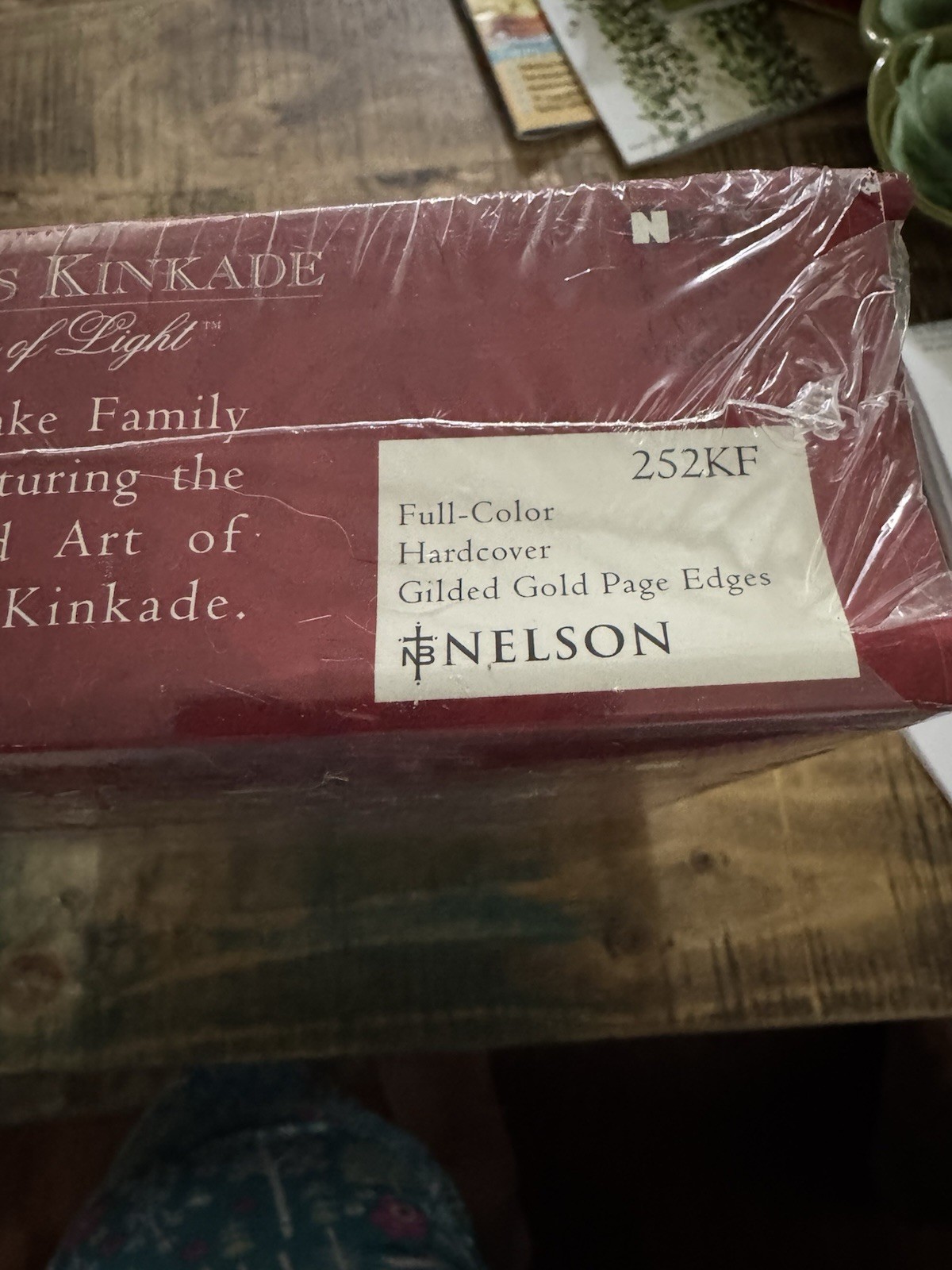 NKJV Thomas Kinkade « Lighting the Way Home » Family HOLY BIBLE Red Letter Edition