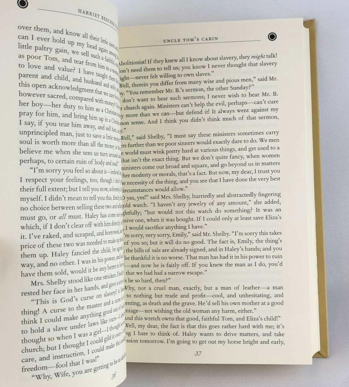 UNCLE TOM&rsquo;S CABIN by Harriet Beecher Stowe Flexi Bound Faux Leather Classic NEW