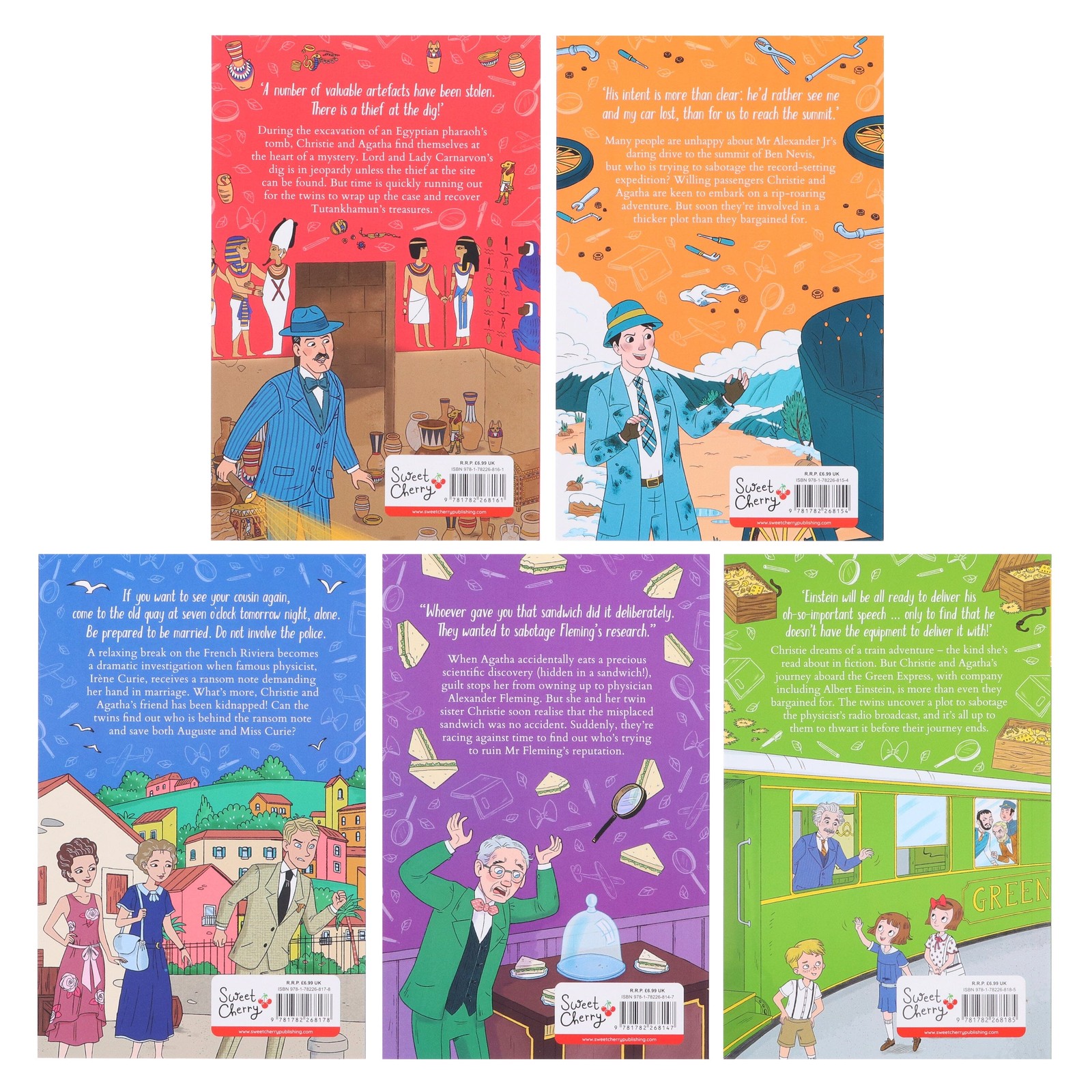 Christie and Agatha&rsquo;s Detective Agency 5 Books Collection Box Set -Ages 7-9 – PB