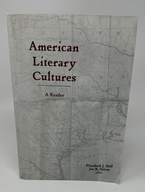 American Literary Cultures : A Reader by Joe B. Fulton (2020, Trade Paperback)