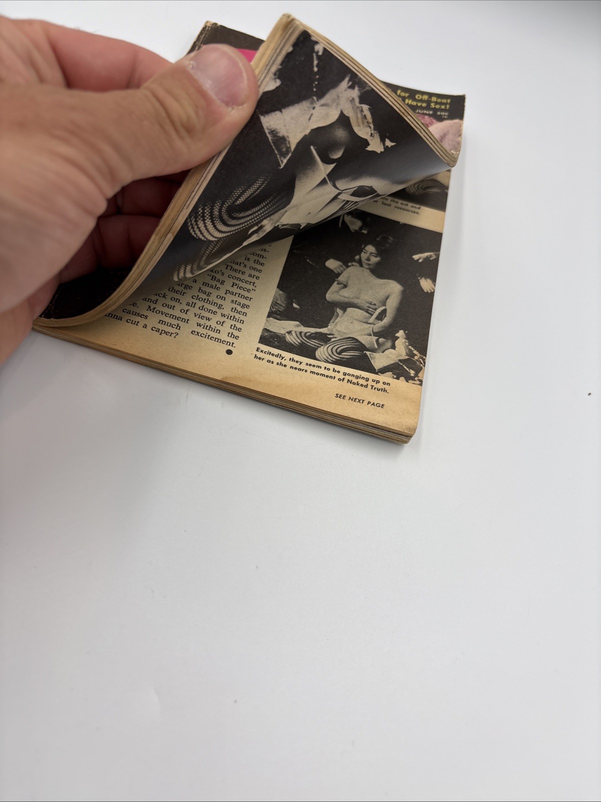 TAB « THE POCKET PICTURE MAGAZINE » June 1968 VINTAGE EROTIC BOOK