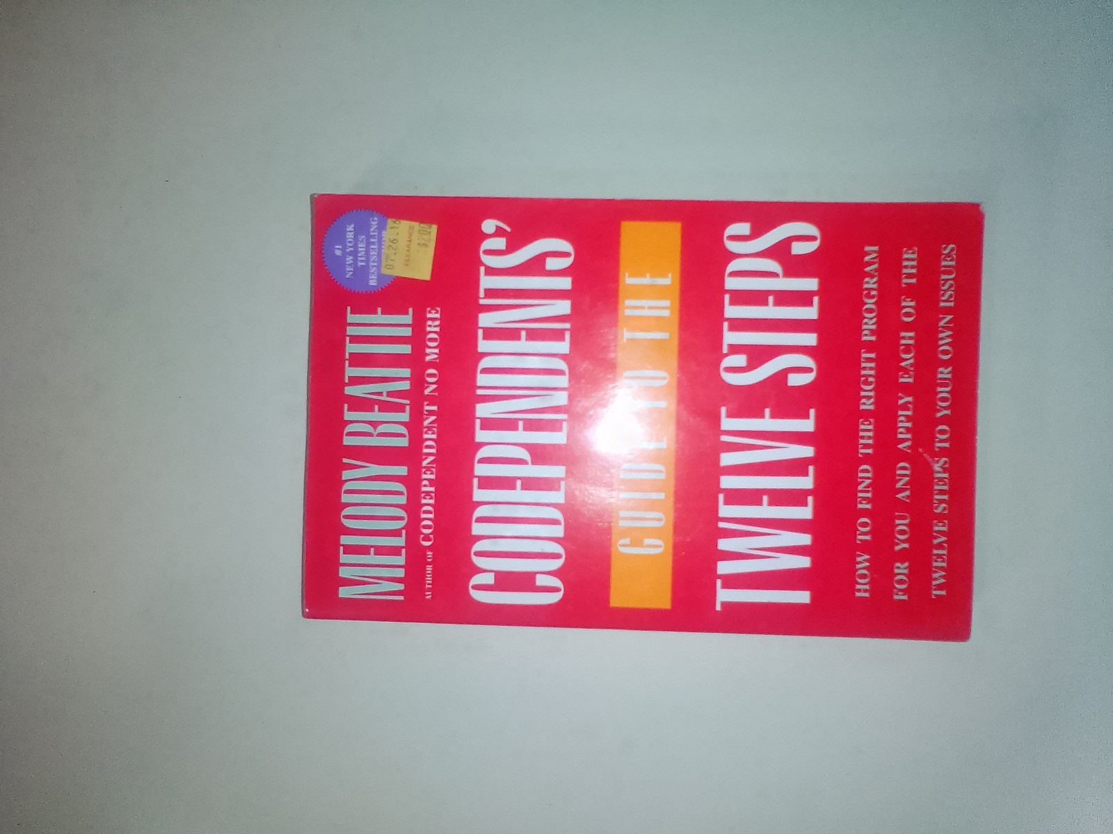 Melody Beattie Codependents&rsquo; Guide to the Twelve Steps Paperback Self-Help