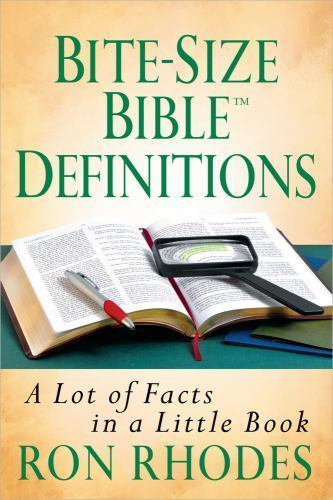 Bite-Size Bible Definitions: A Lot of Fact- paperback, Ron Rhodes, 9780736937290