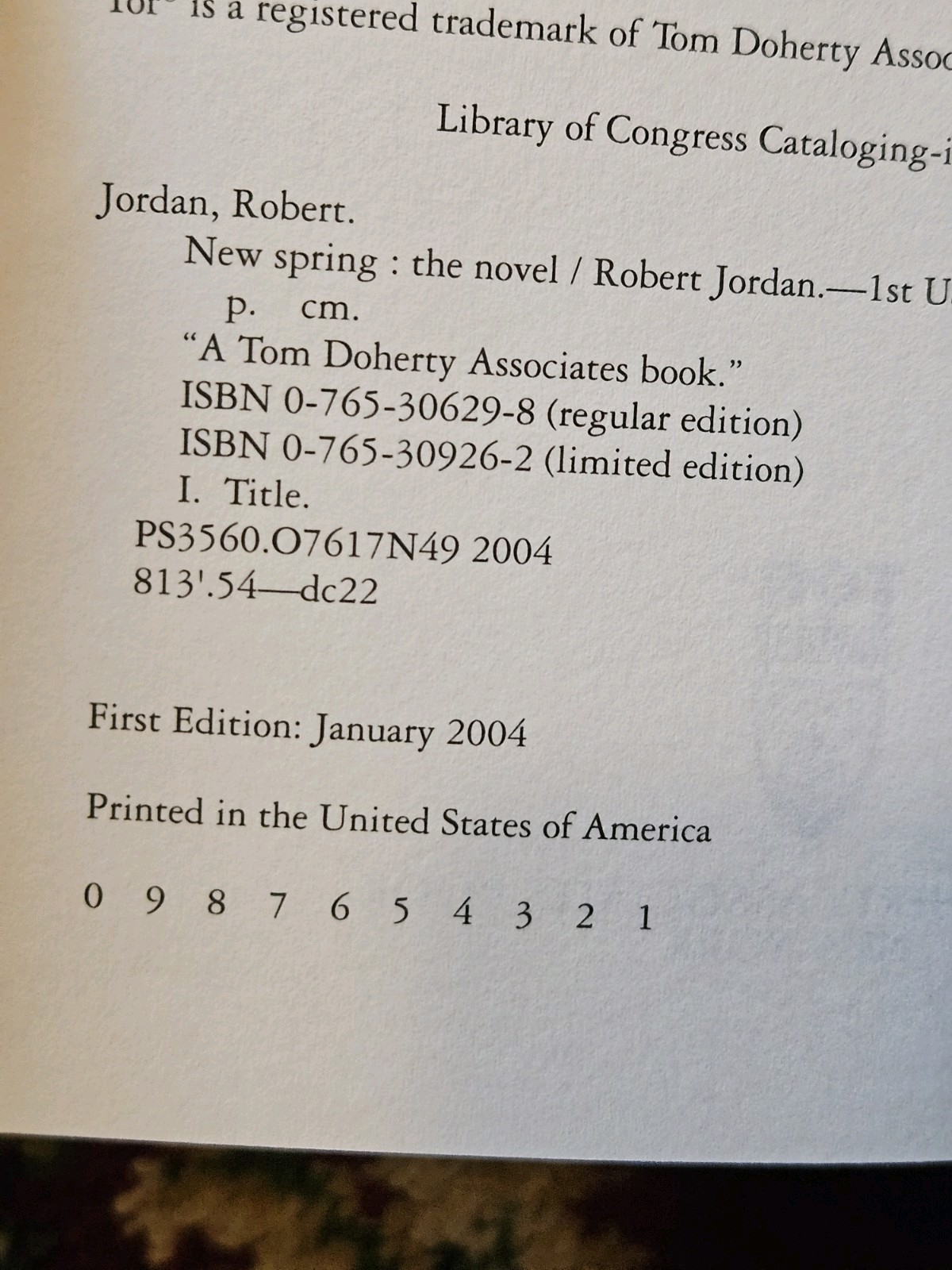 Robert Jordan WHEEL OF TIME 5-Book Bundle – All 1st Edition / 1st Printings HC