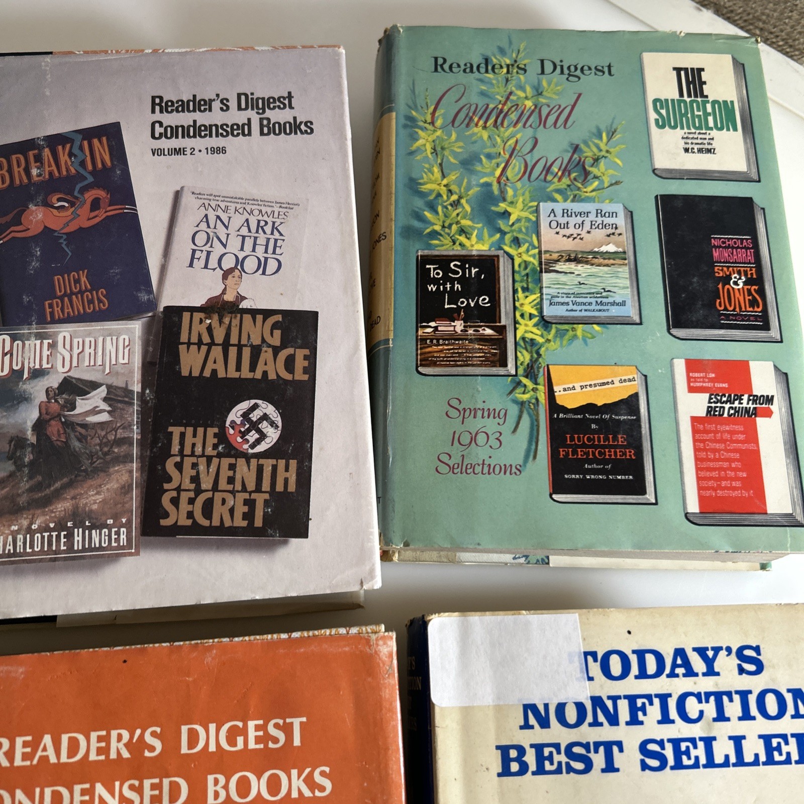 Lot of 6 Reader&rsquo;s Digest Select Editions Harback Books (4 Books in 1) 2912