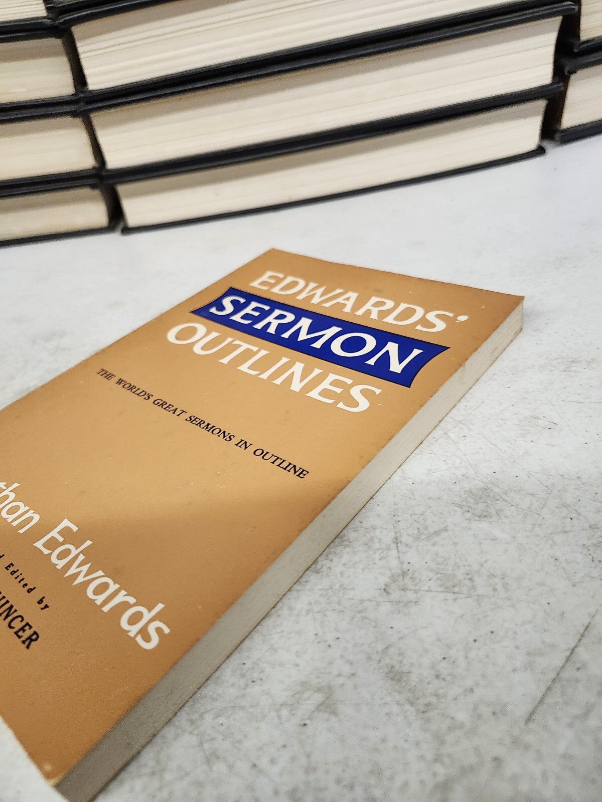 Edwards&rsquo; Sermon Outlines 1971 Christian Preaching Theology Pastor Bible Study