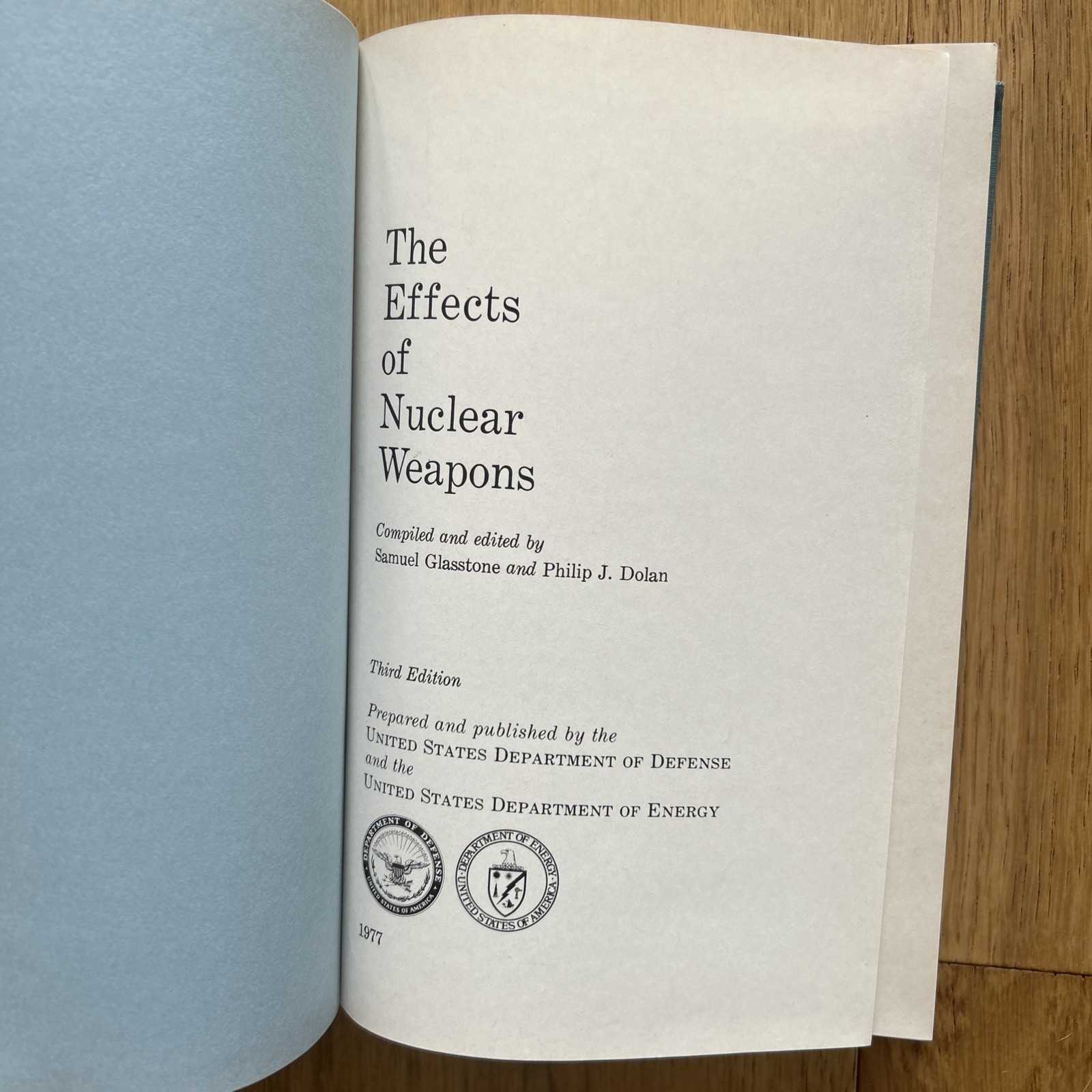 The Effects of Nuclear Weapons by Samuel Glasstone 3rd Ed 1977 with &lsquo;computer&rsquo;