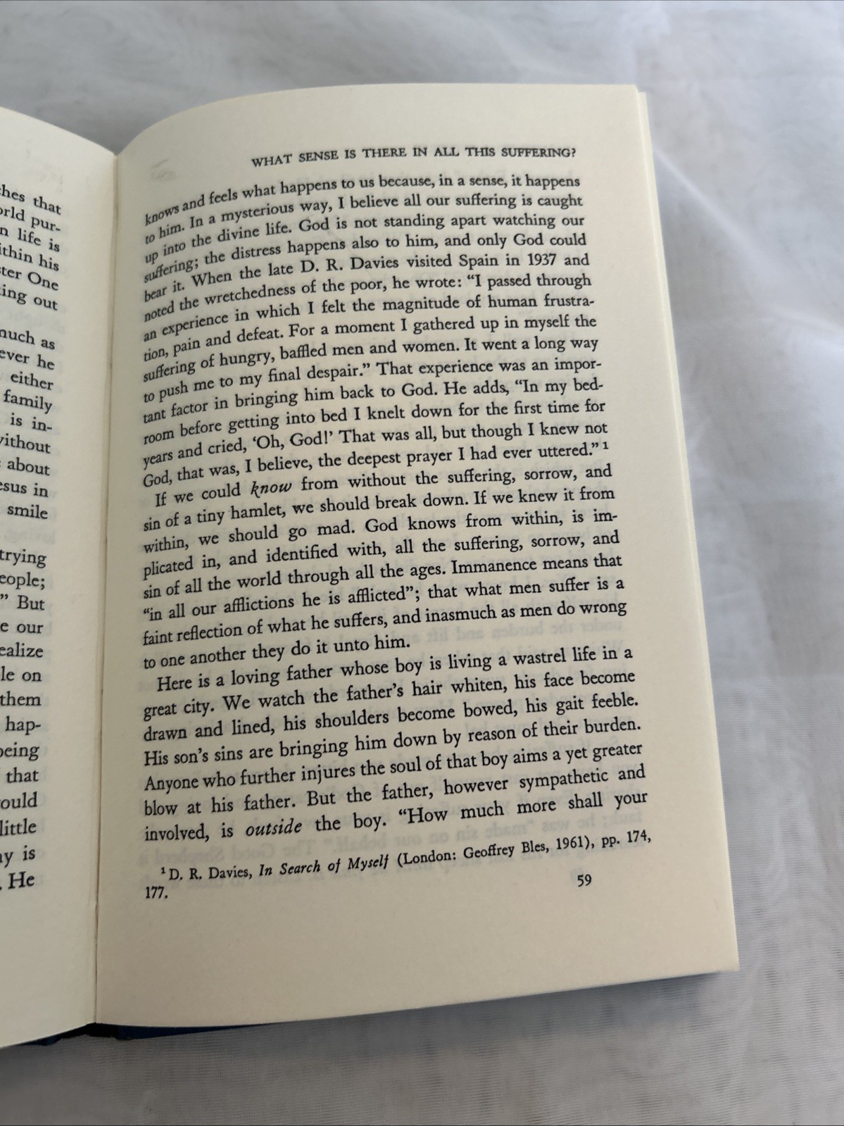 Salute To A Sufferer By Leslie D Weatherhead 1962 (HC) Abingdon Press