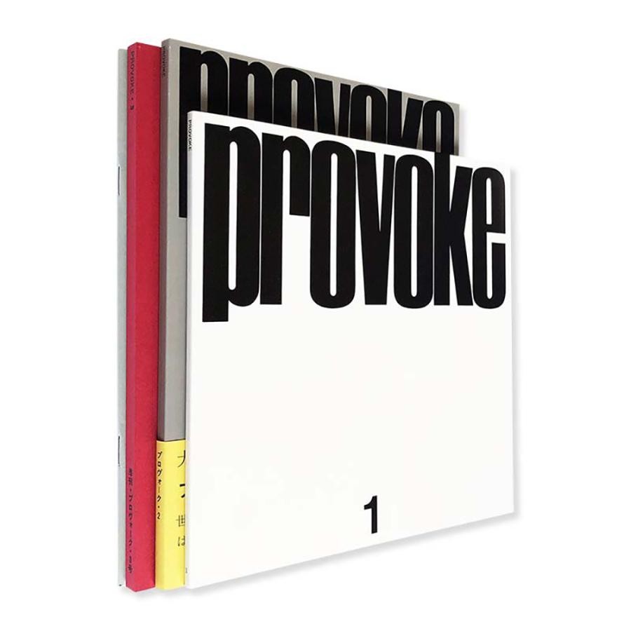 PROVOKE Complete Reprint 2018 Daido Moriyama 3 Vols + Booklet 8.3 x 8.3 x 1.5 in
