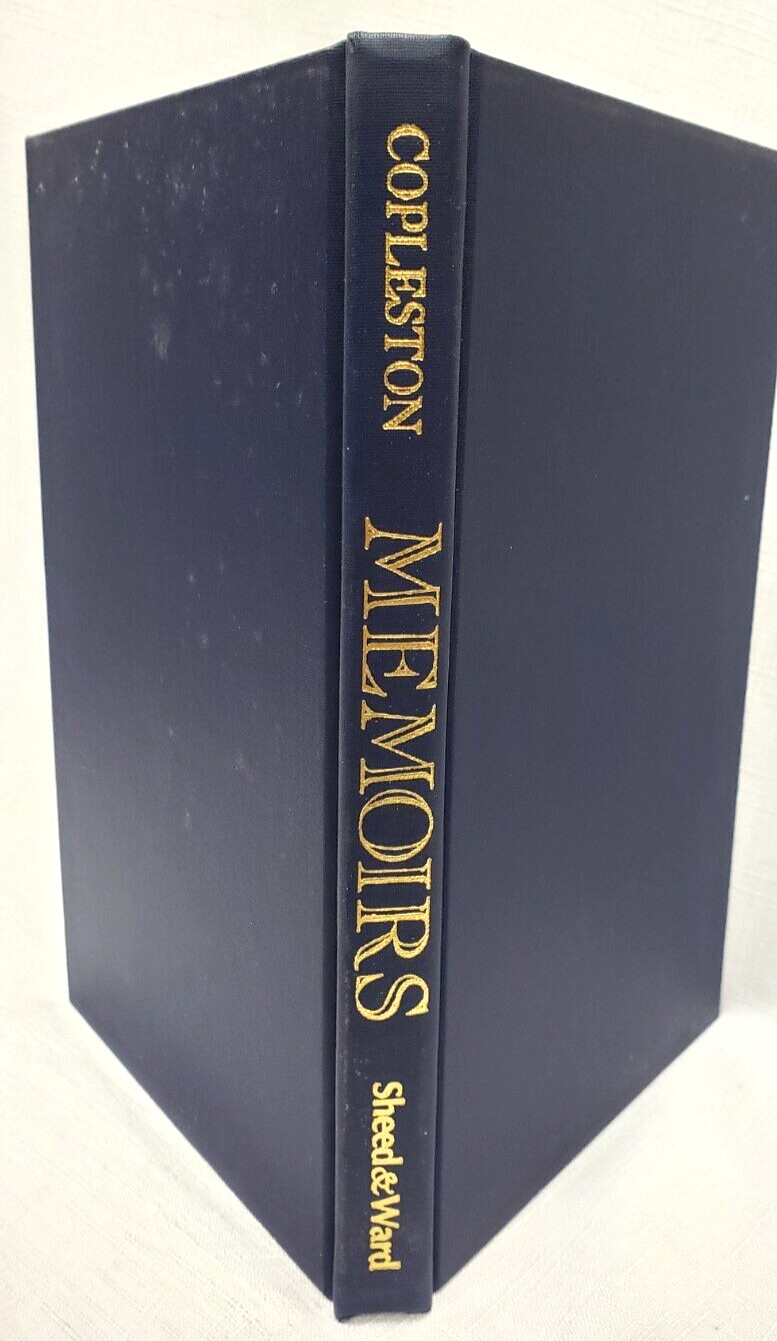 1993 HB 1st,Frederick Copleston MEMOIRS OF A PHILOSOPHER, Philosophy, History