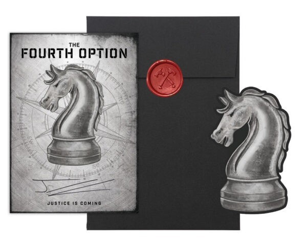 JACK CARR THE FOURTH OPTION 1st EDITION NEW + SIGNED LIMITED BOOKMARK PACK #3