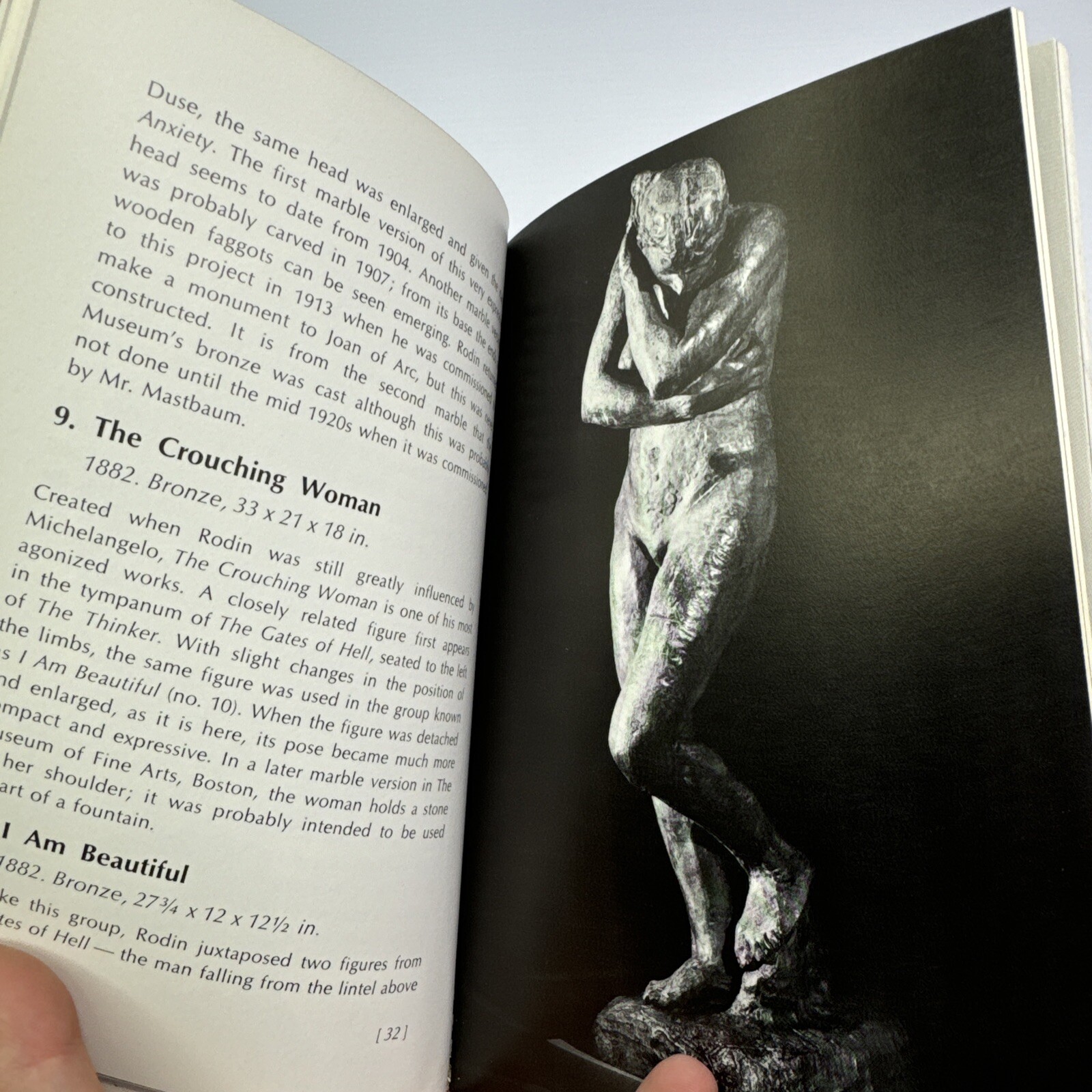 Rodin Museum Handbook John L Tancock 1969 Philadelphia Museum of Art Paperback