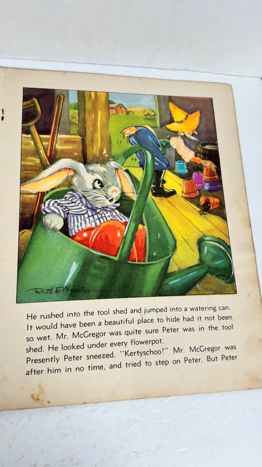 Vintage Children&rsquo;s Story Book Lot 1938-40 Whitman Merrill Peter Rabbit Pigs