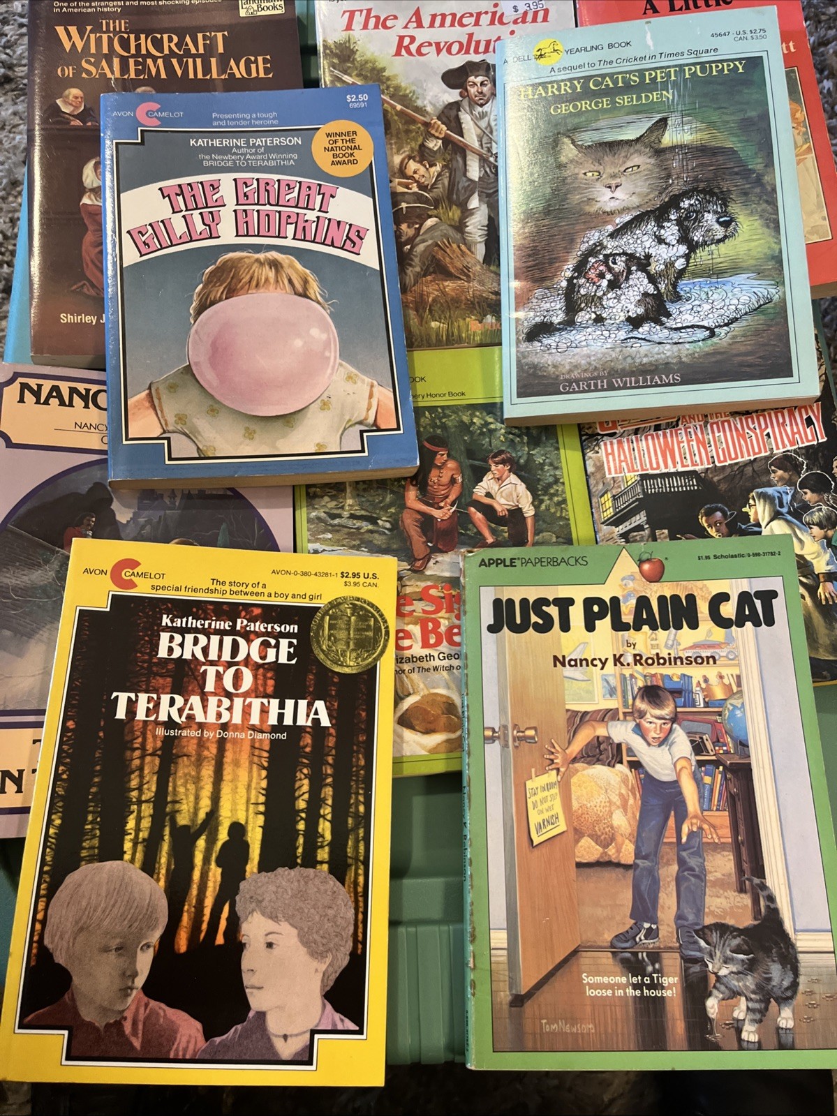 Lot of 11 Vintage Young Adult Paperback Books 1970s–1980s – Varying Condition