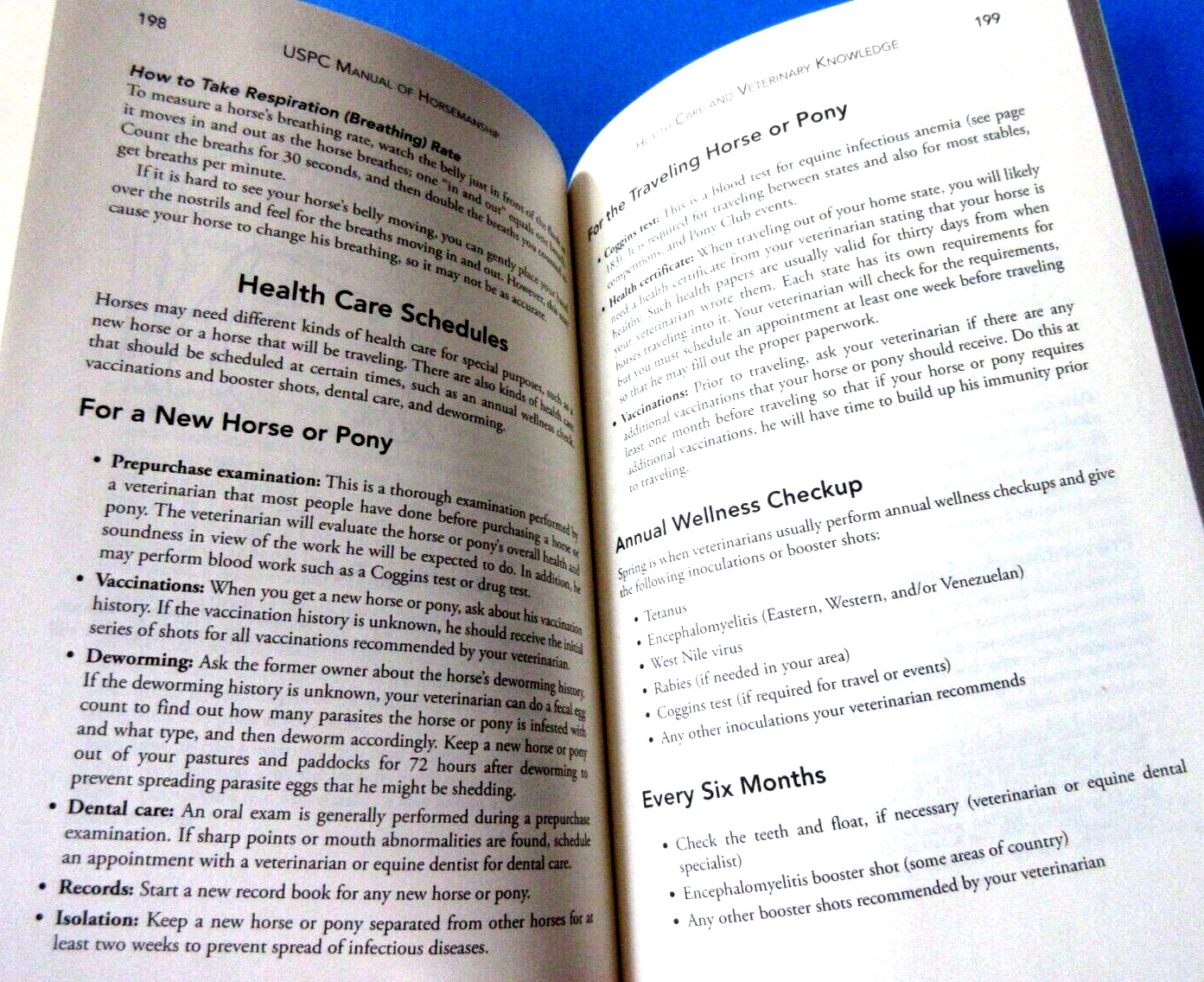 Lot of 3: US Pony Clubs Manual Horsemanship:Book 3 Advanced, Intermediate+ Basic