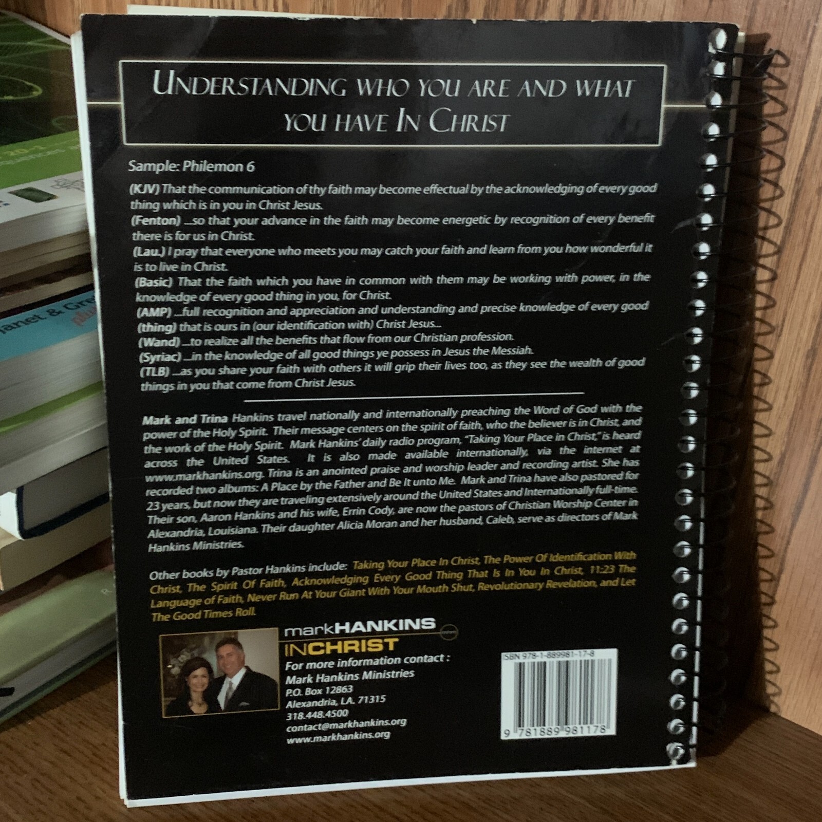SPIRIT-FILLED SCRIPTURE STUDY GUIDE: A COMPREHENSIVE STUDY by Mark Hankins Minis