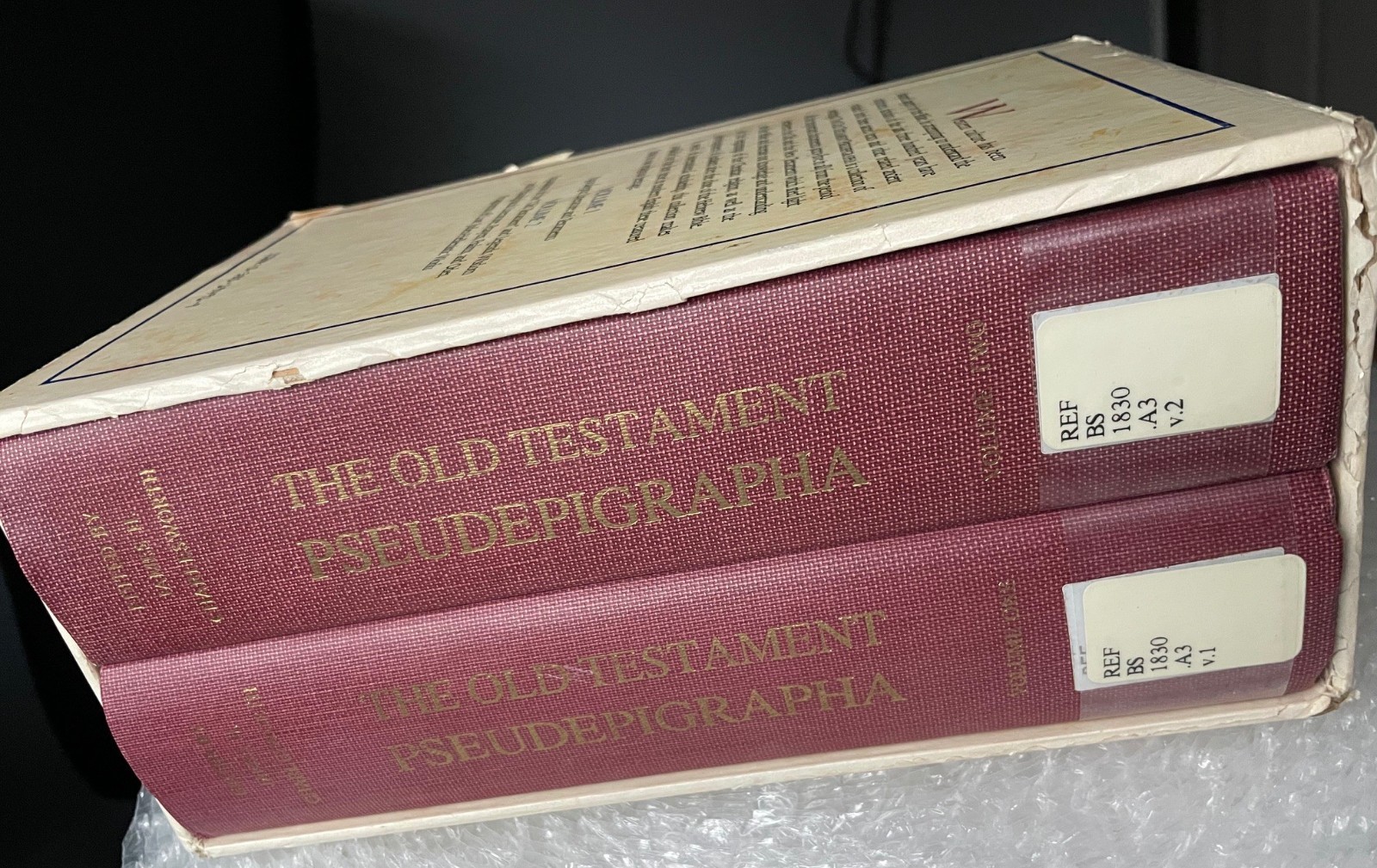Old Testament Pseudepigrapha 2 Volumes