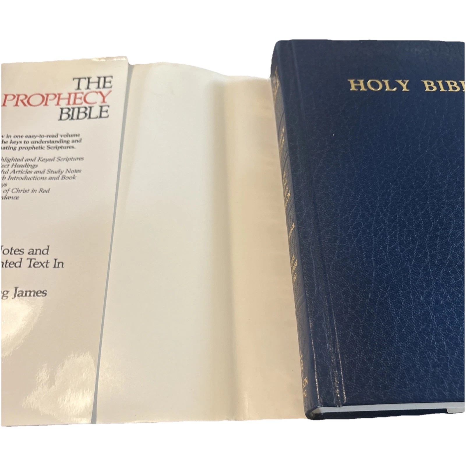 1985 Nelson The Prophecy Edition Bible 403 HCDJ Very Good