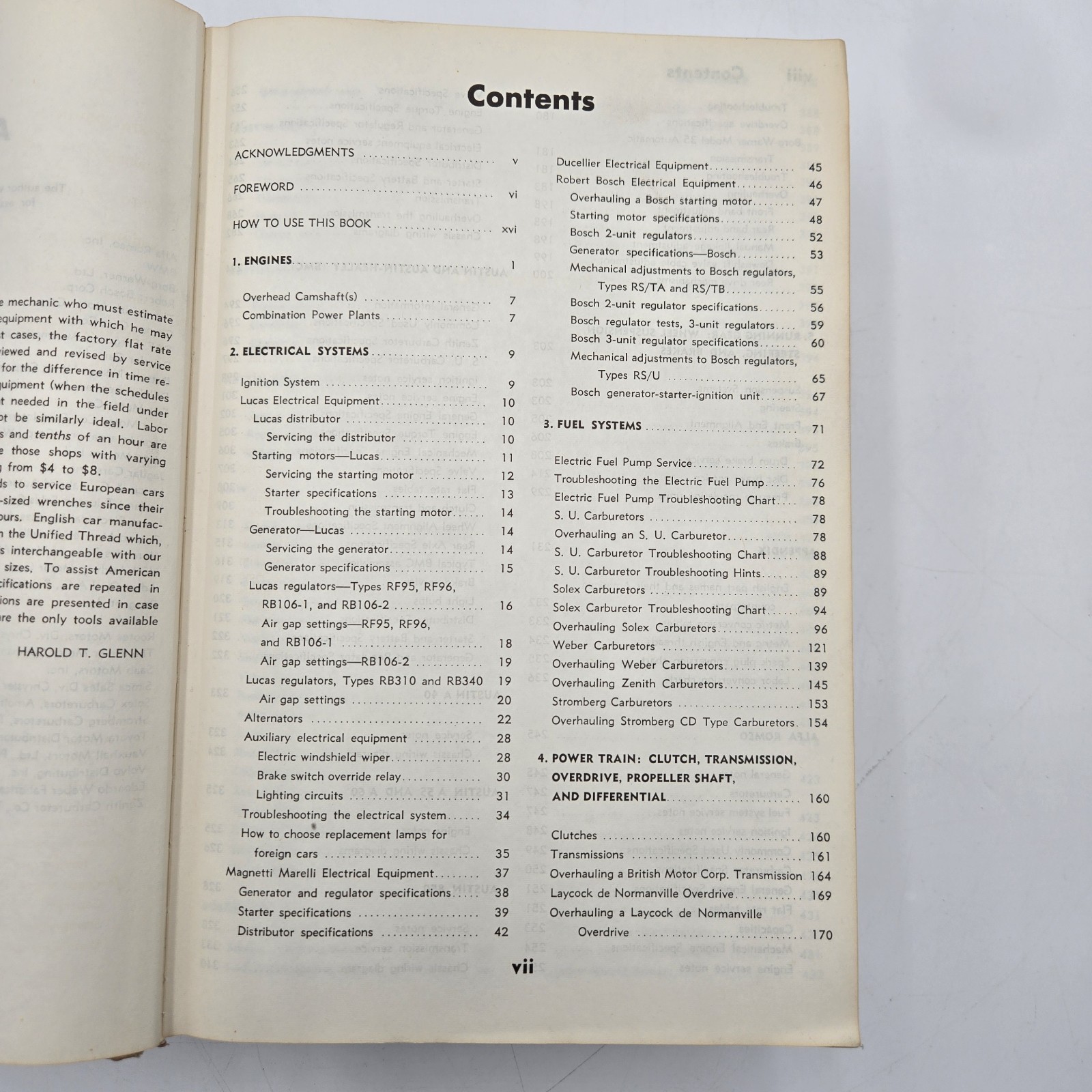 Glenn&rsquo;s Foreign Car Repair Manual – Chilton Books – Hardcover 1,280 Pages