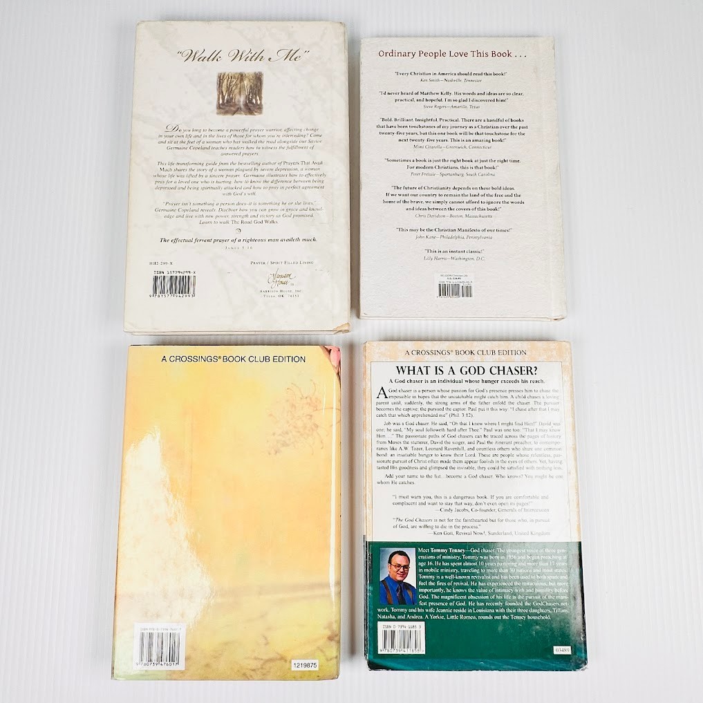 4x Religion Christian Literature – Multiple Titles & Authors