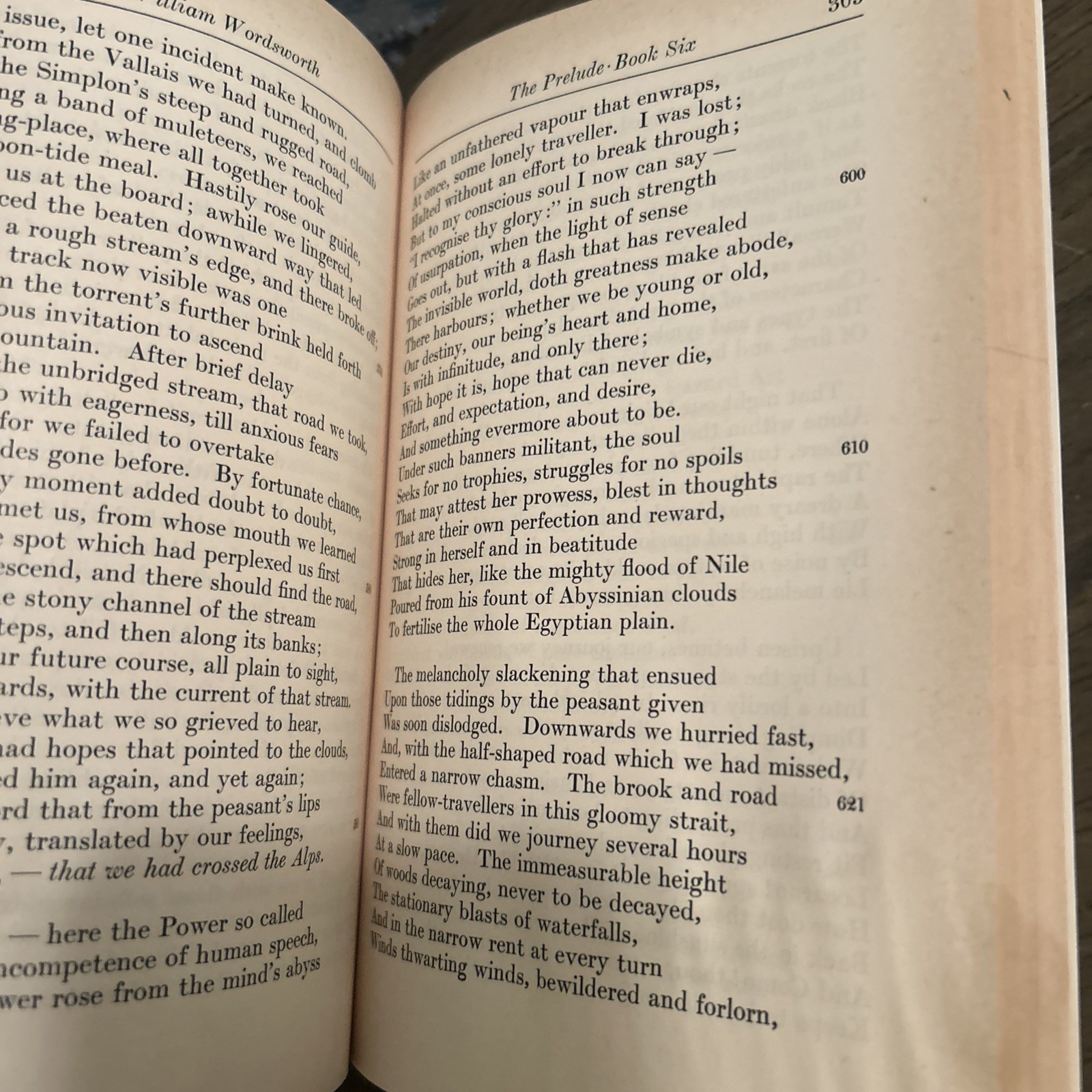 The Prelude – William Wordsworth&rsquo;s (Paperback, 1961) 9th Printing. C4