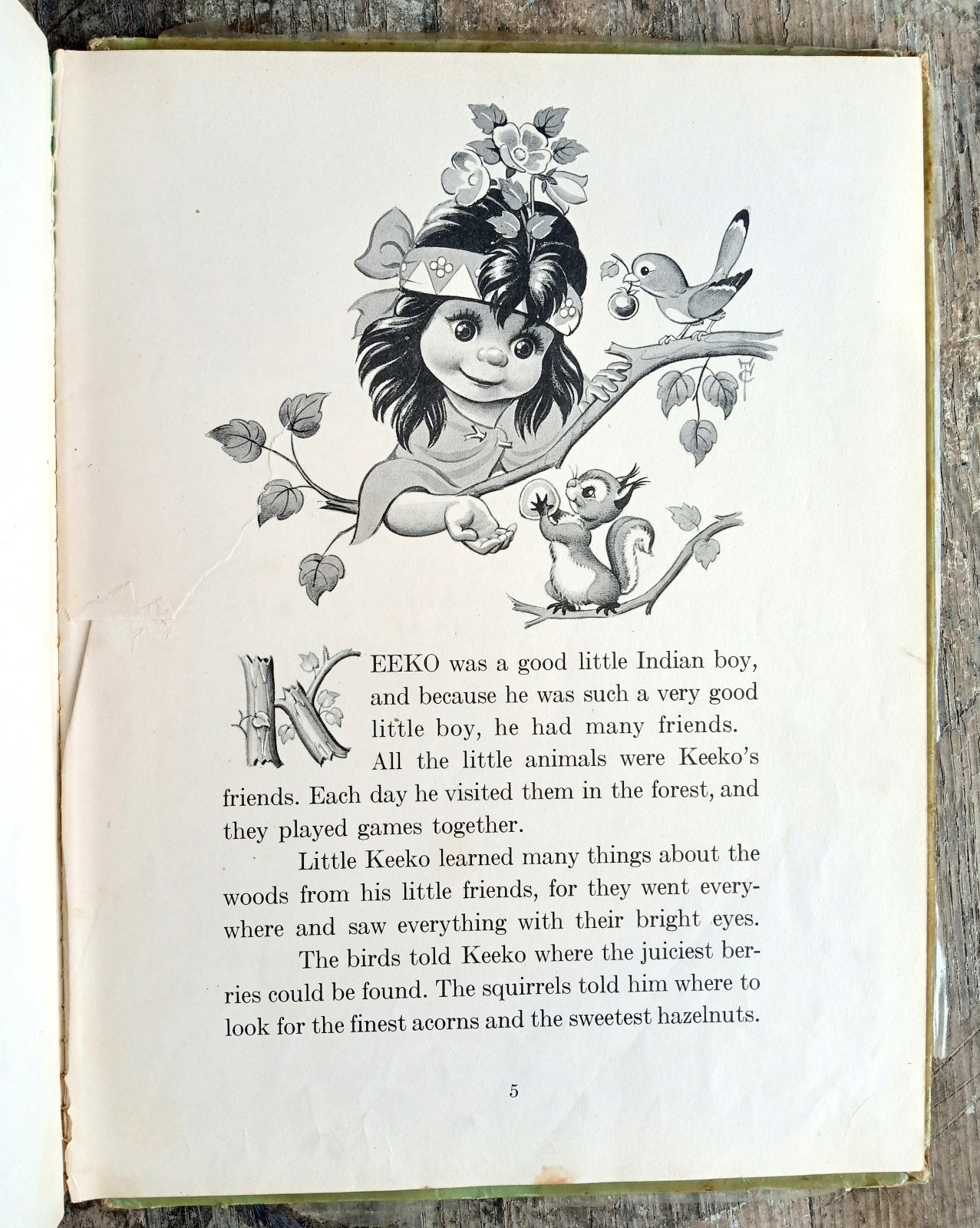 Keeko ~1947 Vintage HC~ Charles Thorson Bugs Bunny Snow White Designer Illust 🪶