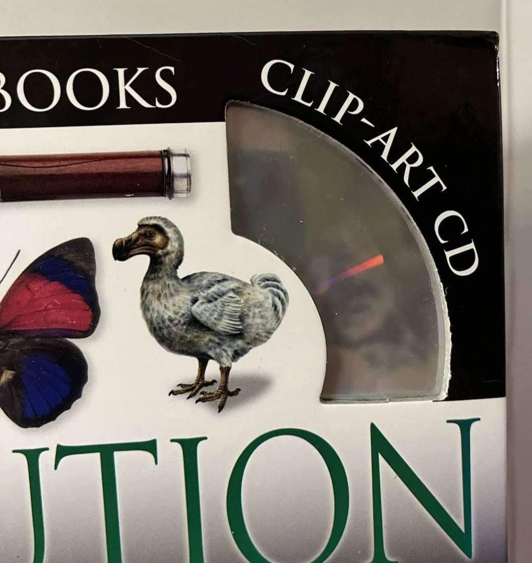 DK Eyewitness Books–EVOLUTION–with clip-art CD–hardcover 72 pages–pre-owned