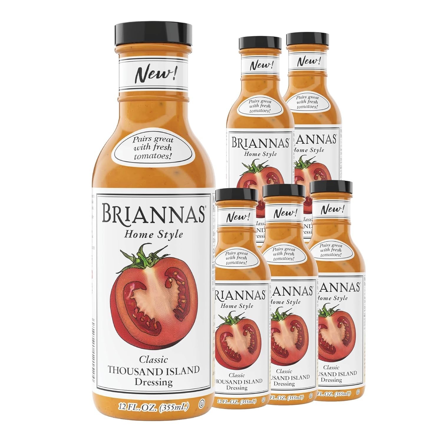 Home Style Thousand Island Dressing 6-Pack – Gluten-Free & Kosher 12 oz Bottles