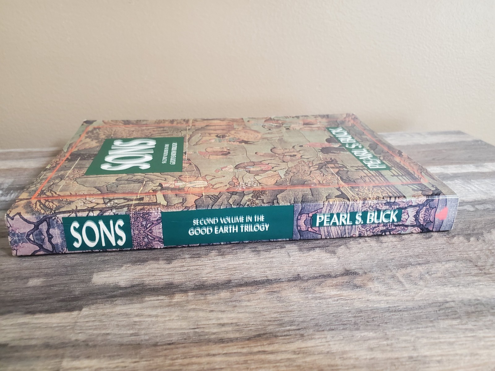 Sons Pearl S. Buck 1997 Third Printing Good Earth Trilogy Moyer Bell Paperback