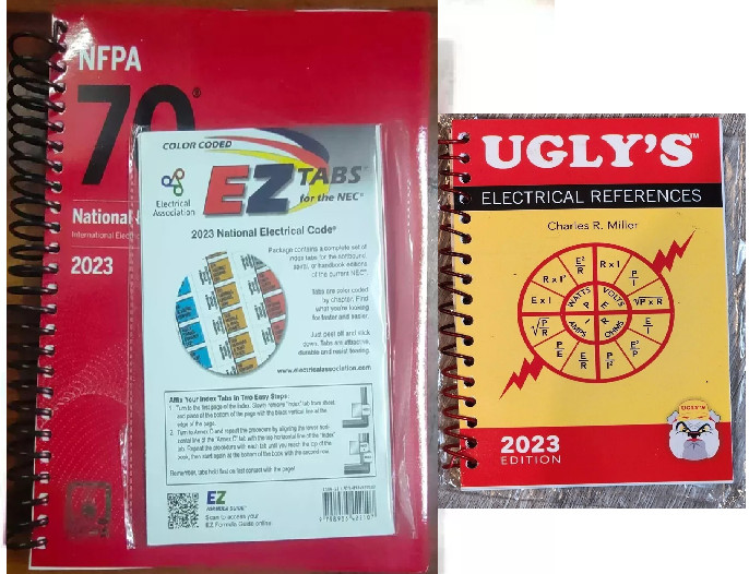 NFPA 70 2023 NEC Code Book + Ugly&rsquo;s Electrical Ref Spiral + EZ New Stock