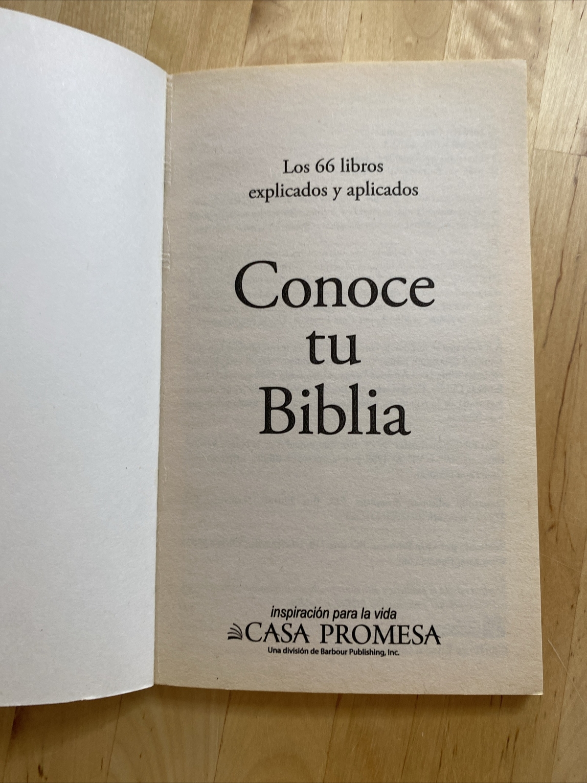 Value Bks.: Conoce Tu Biblia : Los 66 Libros Explicados y Aplicados by…