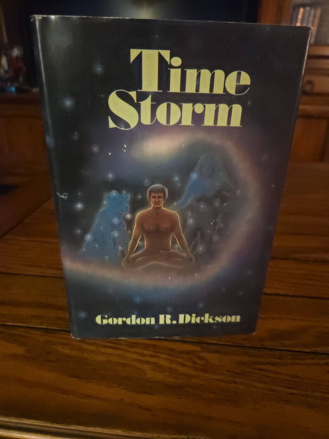 Time Storm by Gordon R. Dickson 1977 Book Club Edition HCDJ St. Martin&rsquo;s Press