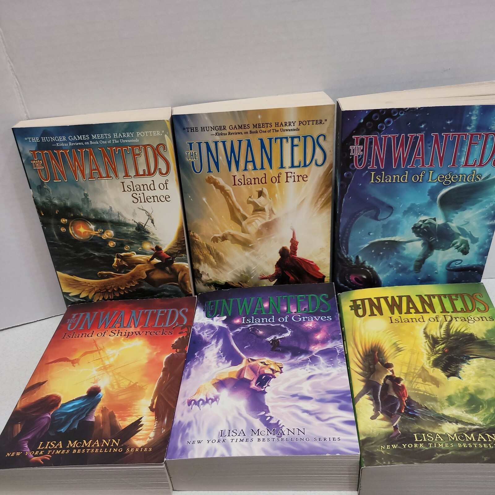 The Unwanteds Series Collection Set Books 2 -7 Lisa McMann Like New Lg Paperback