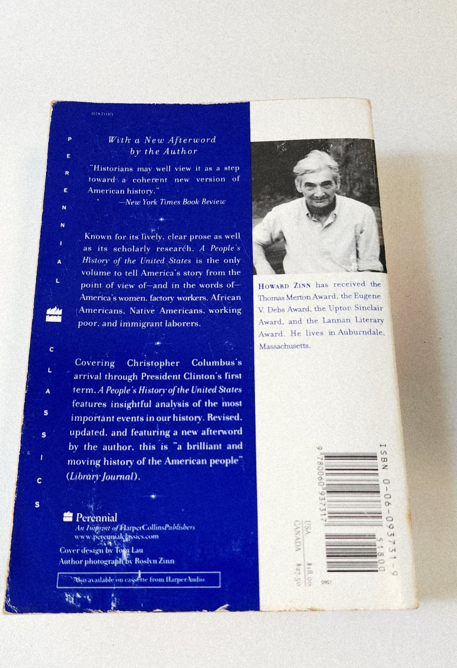 A PEOPLE&rsquo;S HISTORY OF THE UNITED STATES By Howard Zinn