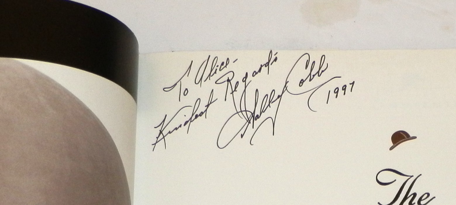 Hollywood Restaurant Cookbook BROWN DERBY Illustrated History SIGNED Sally Cobb
