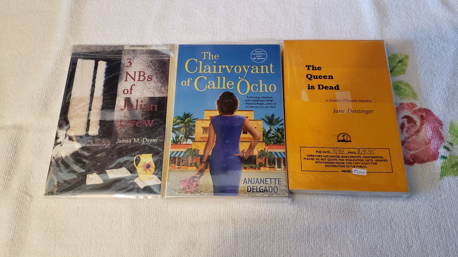 THREE (3) MYSTERY BOOKS by VARIOUS AUTHORS +ARC/TPB+ 1