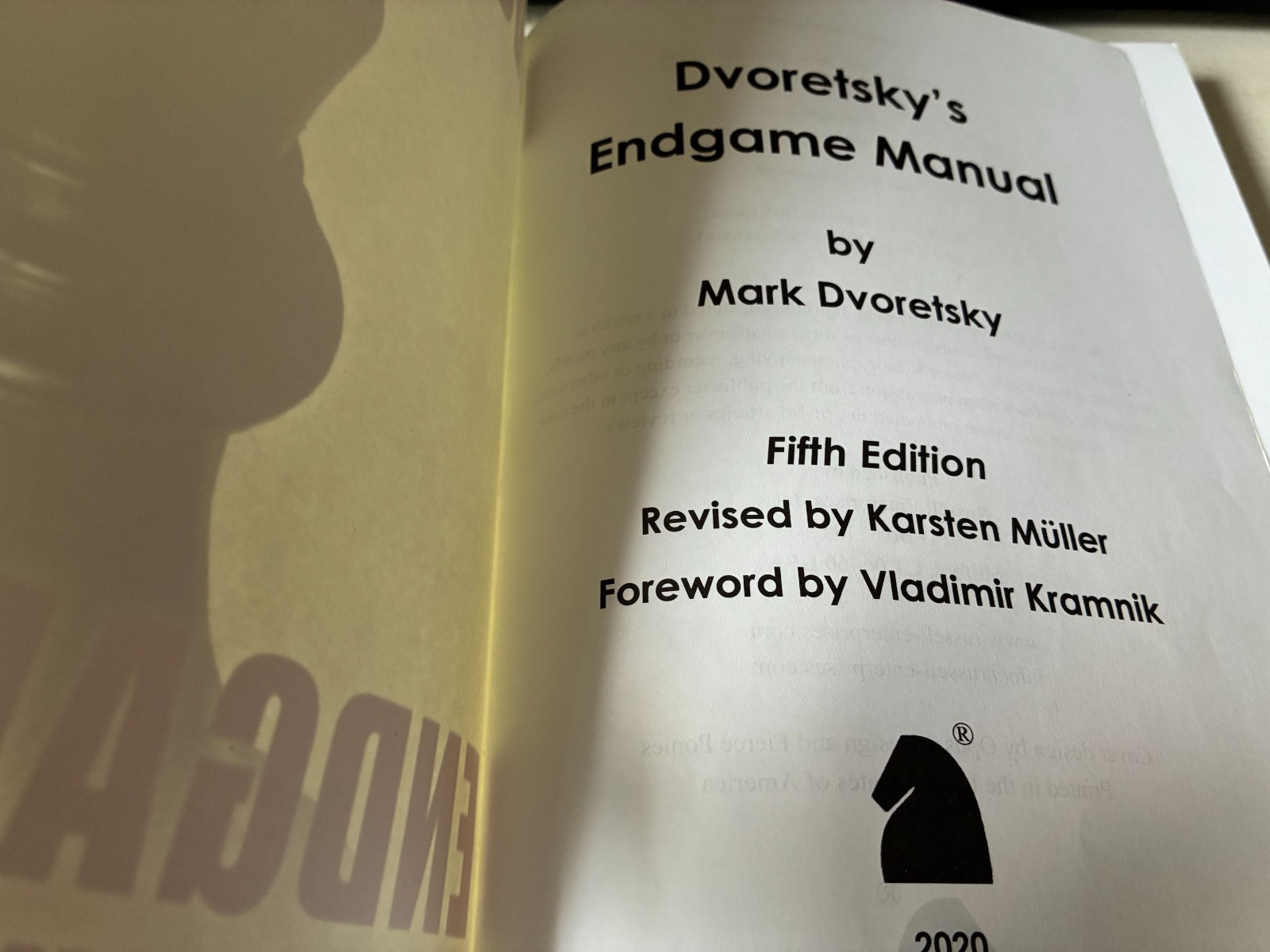 Dvoretsky&rsquo;s Endgame Manual – 5th Edition – Mark Dvoretsky 2020 Paperback