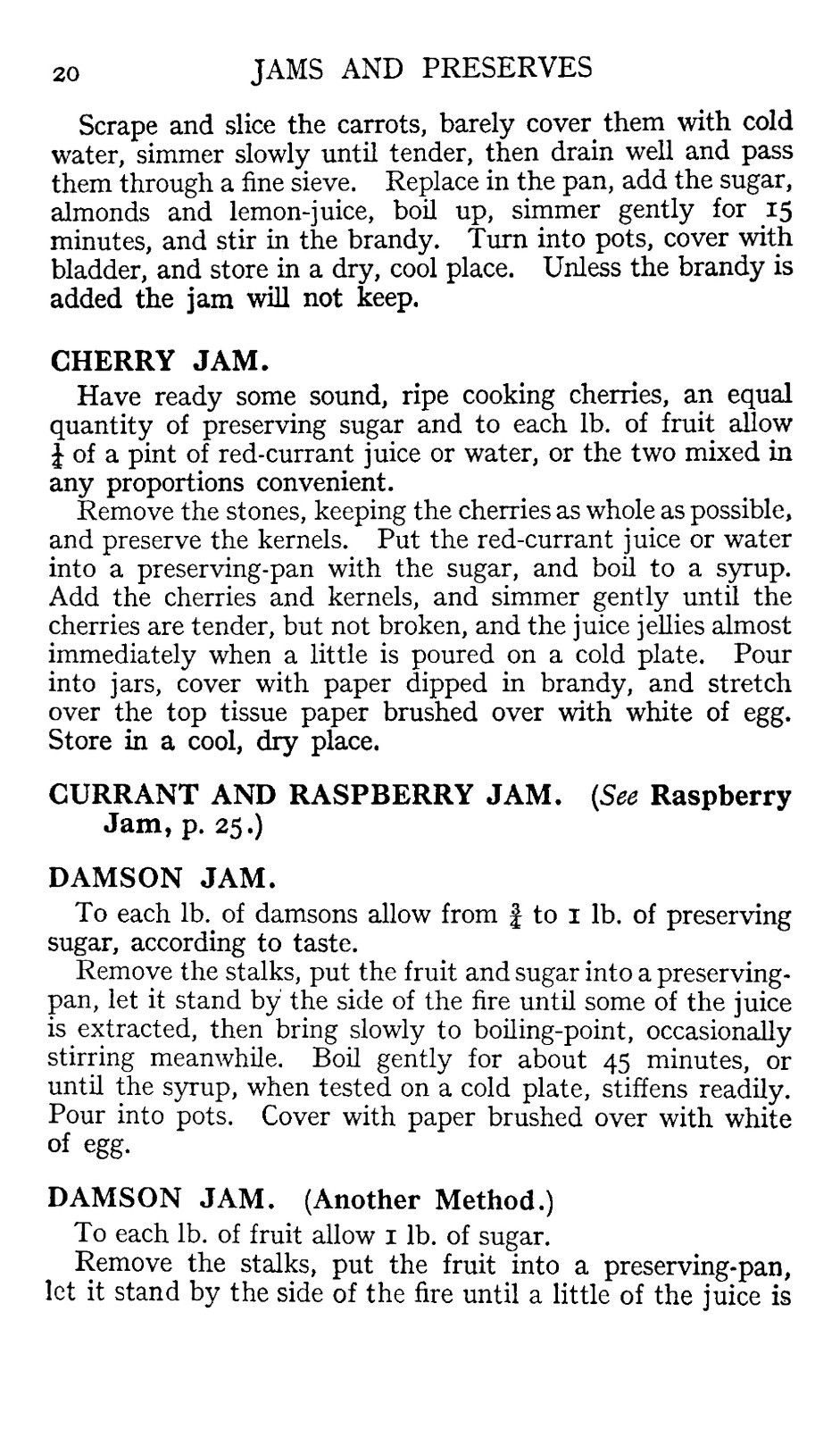 1924 Mrs. Beeton&rsquo;s Jam Making Preserves Marmalades & Pickles CookBook 128 Pages
