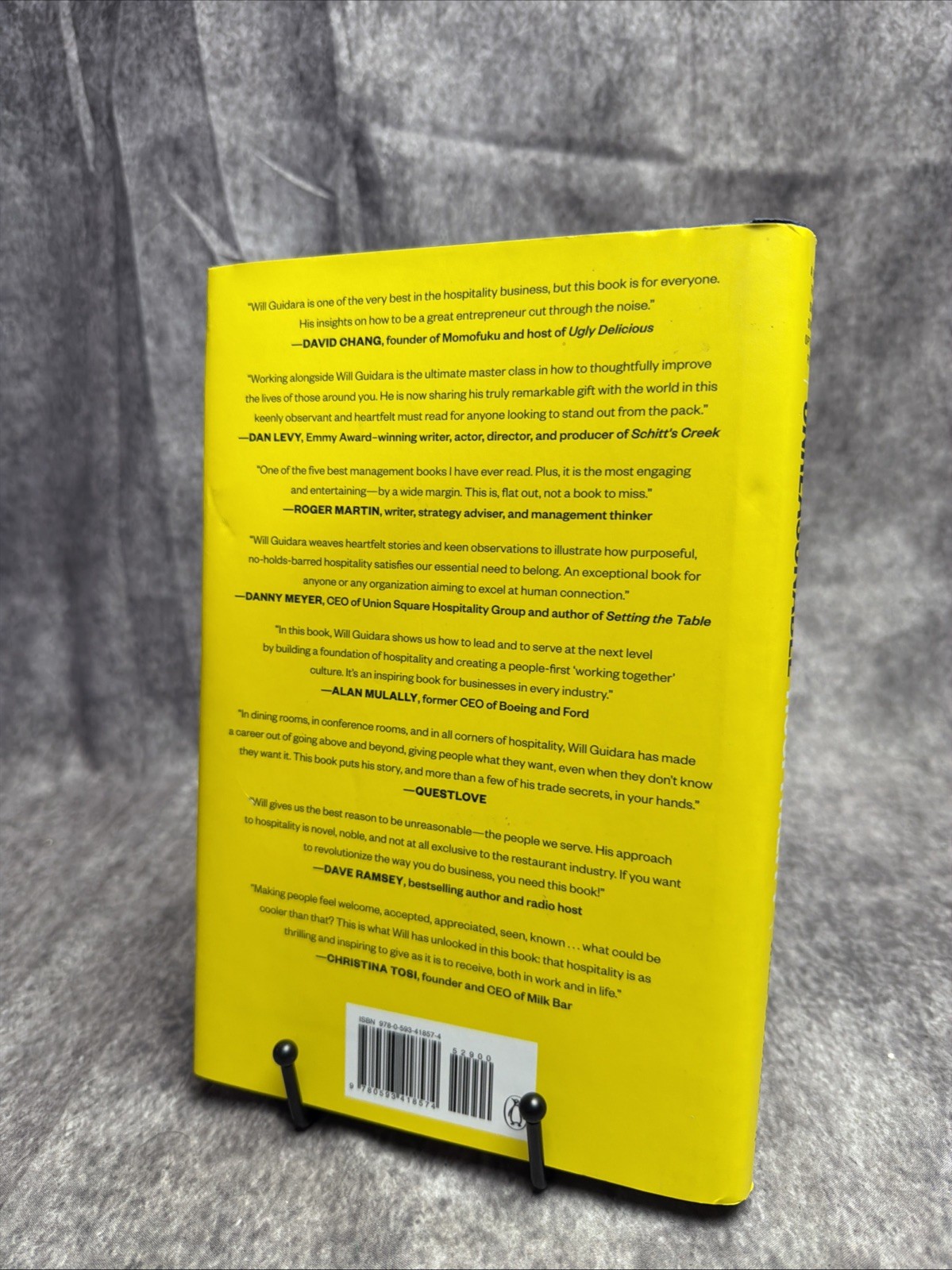 Unreasonable Hospitality by Will Guidara Hardcover Hospitality 2020s