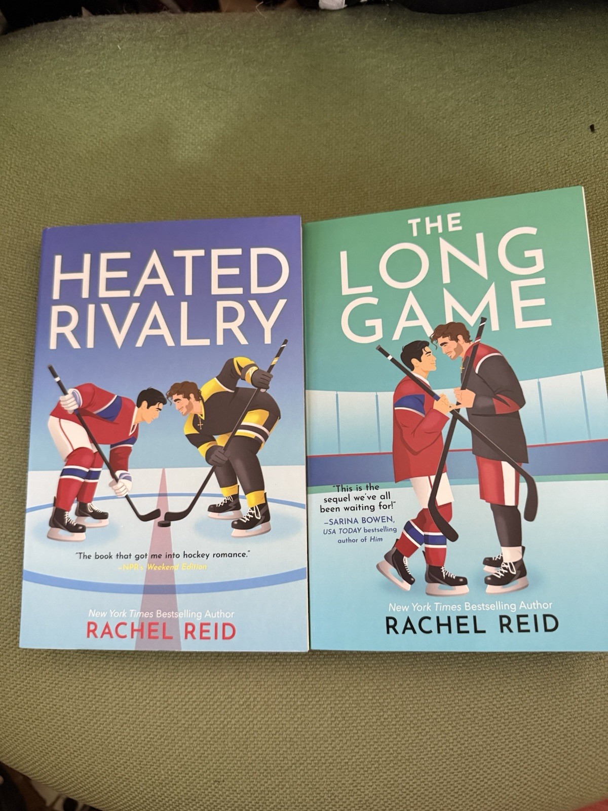 Heated Rivalry And The Long Game Books Signed By Rachel Reid