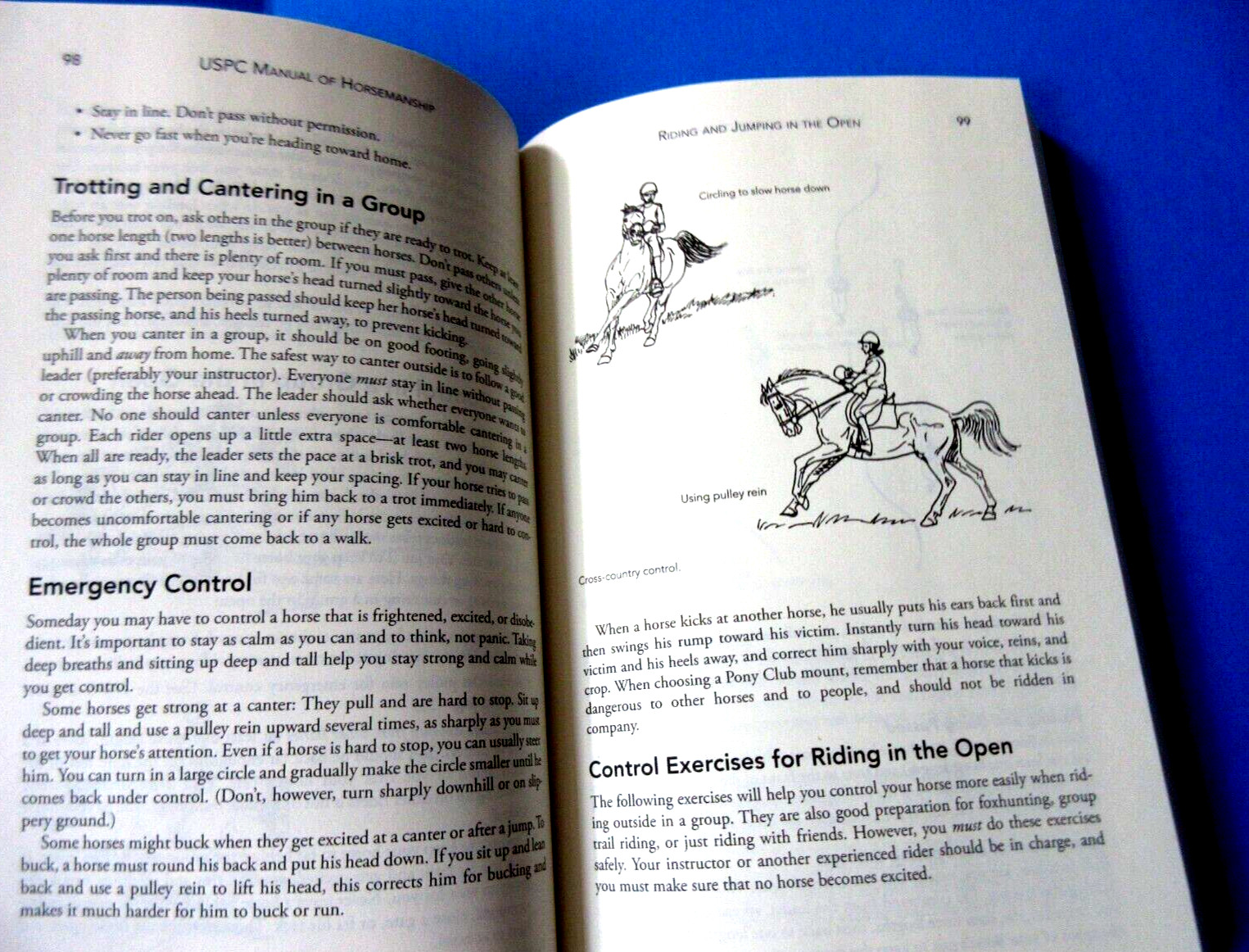 Lot of 3: US Pony Clubs Manual Horsemanship:Book 3 Advanced, Intermediate+ Basic