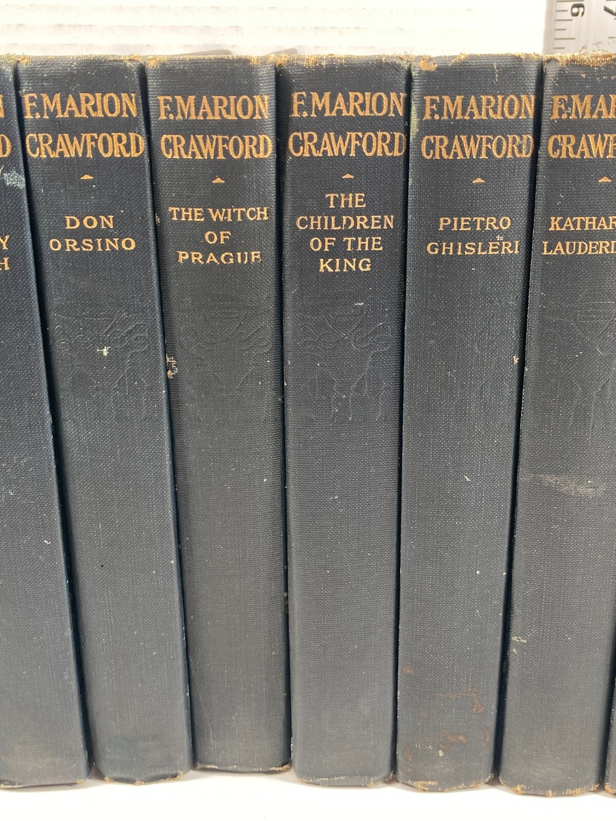 Antique The Novels of F. Marion Crawford Hardcover Your Choice Individual Books