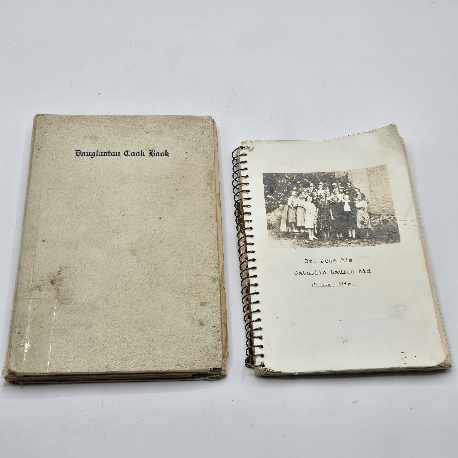 Vintage Cook Books Lot Of 2 1920s-40s Church Cookbooks Wisconsin And Long Island