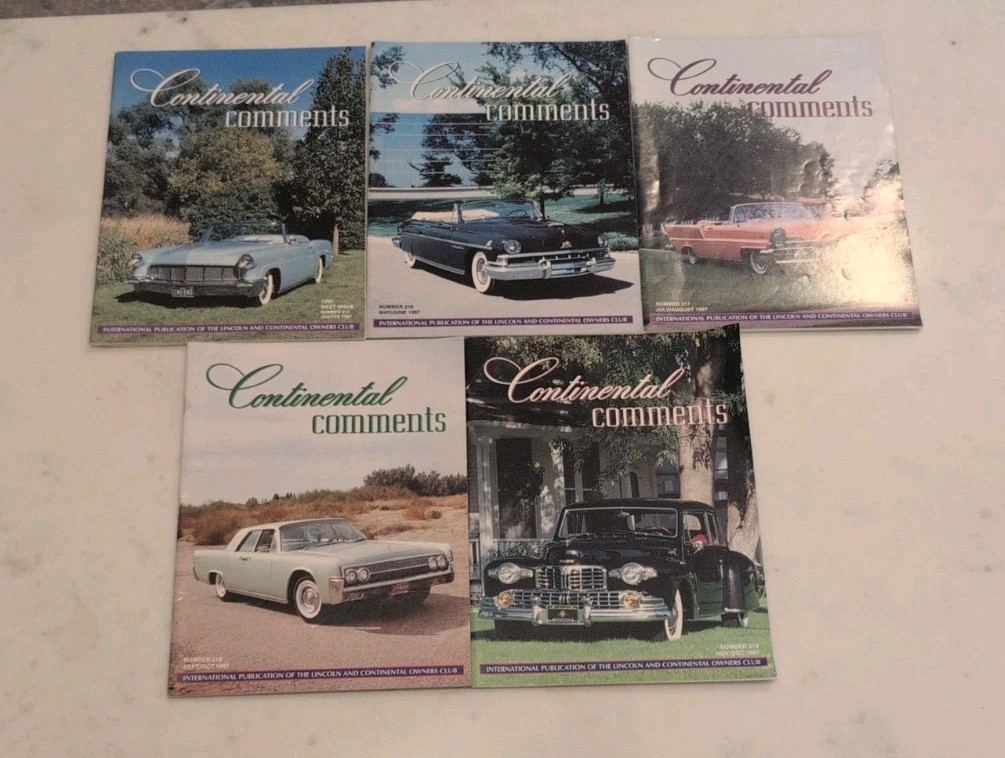1990&rsquo;s CONTINENTAL COMMENTS LINCOLN MAGAZINE HUGE LOT (51)