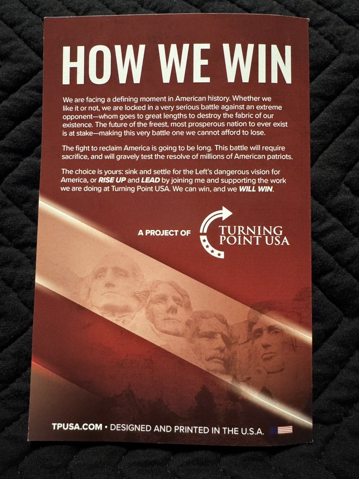 HOW WE WIN by Charlie Kirk (2022 Trade Paperback) Turning Point USA Book