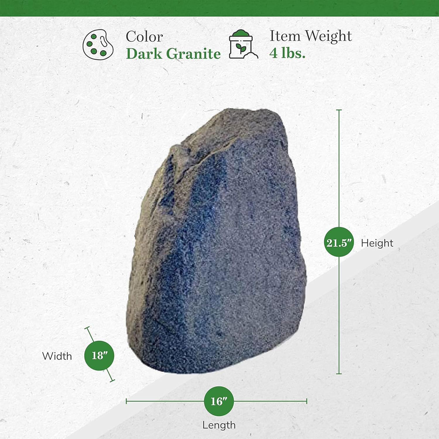 Large Realistic Outdoor Faux Rock Covers for Landscaping Lawns and Gardens