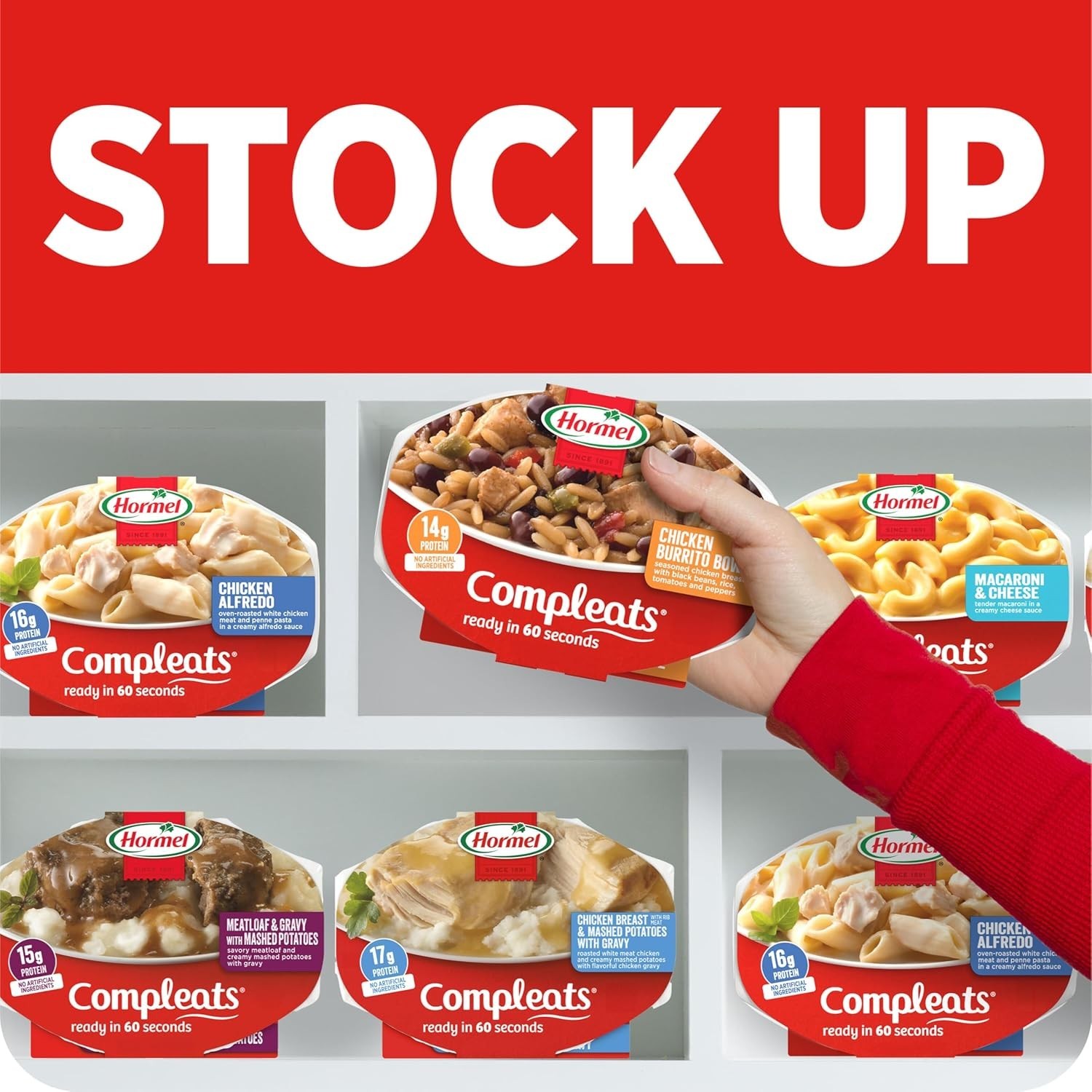 Convenient Chicken Breast & Gravy with Mashed Potatoes – 6-Pack, 10 oz Each