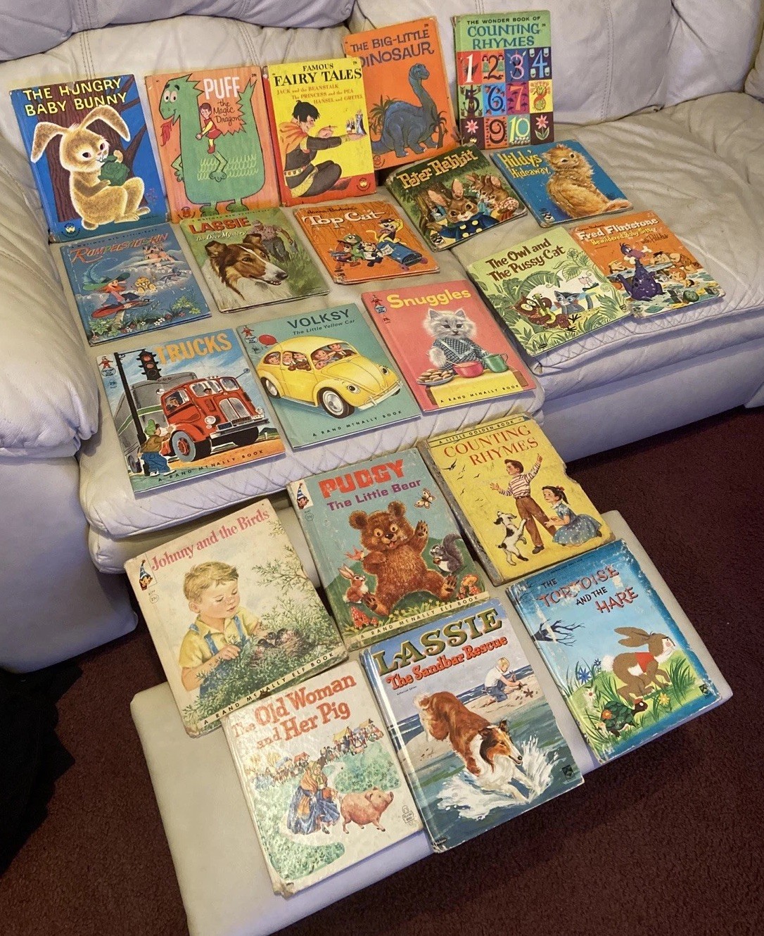 Lot of 21 Vintage Children&rsquo;s Books 1950s 60s 70s Wonder Books Tip-top Rand Mcnal
